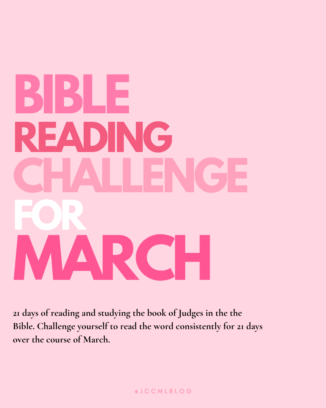 21-Day Bible Challenge: The Book of Judges