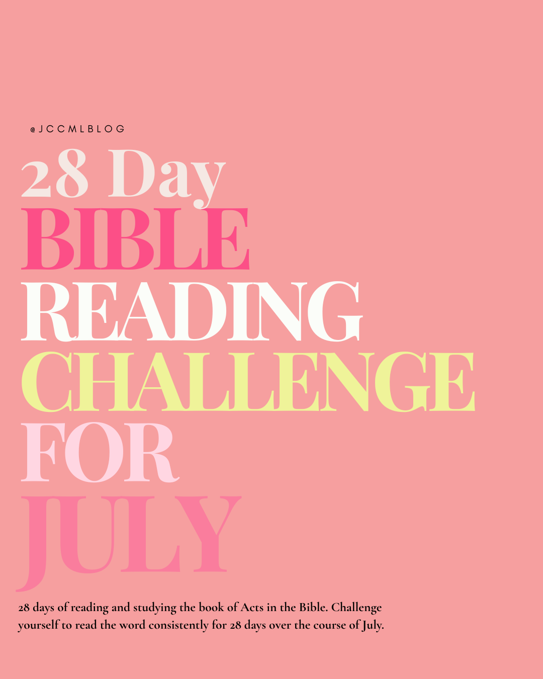 Join the July Bible Challenge: Fun Activities for a Meaningful Month